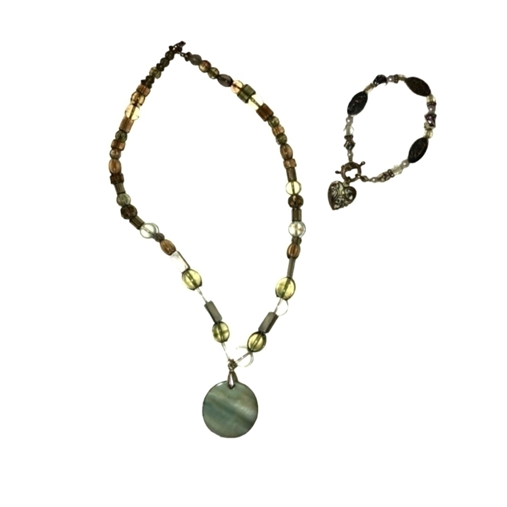 necklace and bracelet
